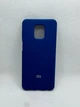 Чехол Silicone Cover Full для Xiaomi Redmi Note 9 Pro Синий - изображение 1