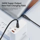 Кабель Toocki USB PD 3.1 Type-C швидка зарядка 240W, E-Marker Chip, 480 Mbps - 2 метри - зображення 3