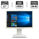 Монитор Б-класс Fujitsu B22W-7 / 22" TN / USB 2.0, VGA, DVI, DisplayPort / Встроенные колонки 2x 1.5W / VESA 100x100 + Кабели подключения б/у - изображение 1