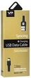 Кабель USB Veron LV-01 Nylon Lightning Cable Black - зображення 2