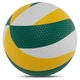 М'яч волейбольний Zelart Official 9000 розмір №5 White-Green-Yellow - зображення 2