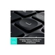 Клавіатура Logitech MX Keys Plus Advanced Wireless Illuminated with Palm Rest UA Graphit - зображення 2