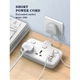 Подовжувач мережевий LDNIO SC2413 |3USB/1Type-C, 3Sockets. QC/PD, 20W/10A, EU Plug| білий - зображення 3