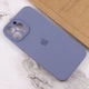 Чехол Silicone Case Full Camera Protective (AA) для Apple iPhone 14 Pro Max (6.7") Серый / Lavender Gray Без бренда - изображение 4