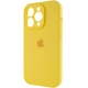 Чехол Silicone Case Full Camera Protective (AA) для Apple iPhone 14 Pro Max (6.7") Желтый / Yellow Без бренда - изображение 4