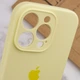 Чехол Silicone Case Full Camera Protective (AA) для Apple iPhone 14 Pro Max (6.7") Желтый / Mellow Yellow Без бренда - изображение 7