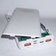 Корпус повербанк з швидкою зарядкою 8x 18650 QC 3.0 PD3 Power Bank 24Вт 30000mAh USB Type-C Lightning IP5328, білий - зображення 7