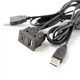 Кабель удлинитель 2x USB Type-C 1.5 м для автомобильной магнитолы порт панель провод в машину юсб тайп си - изображение 4