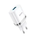 СЗУ HOCO N1 1USB/2.4A + USB - Lightning 12pc, зарядний пристрій, Білий - зображення 4