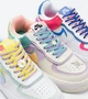 Шнурки для взуття Two Laces плоскі 8 мм, довжина 140 см, жовтий з лавандовим (61867020) - зображення 2