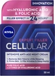 Набор NIVEA Hyaluron Cellular с гиалуроновой кислотой Дневной + Ночной крем 2 х 50 мл - изображение 3