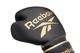 Боксерские перчатки Reebok Retail Boxing Gloves (RSCB-12010GB) Black/Gold 10 унций - изображение 2