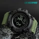 Оригинальные часы с компасом Skmei 1356 Compass зеленые - изображение 5