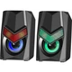 Колонки Defender Solar 1 6 Вт 2.0 с RGB подсветкой USB - изображение 2