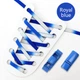 Эластичные плоские шнурки для обуви FASTLACES T99-7C Royal Blue - изображение 1