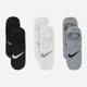 Набор мужских носков коротких Nike U Nk Everyday Plus Ltwt Footie SX5277-927 42-46 3 пары Multi-Color (194958595470) - изображение 2