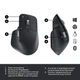 Мишка Logitech MX Master 3S for Business Performance Wireless/Bluetooth Graphite (910-006582) - изображение 2