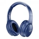 Беспроводные Bluetooth наушники Hoco W40 Mighty (BT 5.3, AUX, 7 часов работы) - Синий - изображение 1