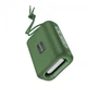 Беспроводная колонка Borofone BR18 Encourage (Bluetooth, AUX, FM-радио, MicroSD, USB, компактная) - Темно зеленый - изображение 2