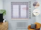 Римская штора система Light I&H Лен Файн Серый с нижним кантом 60*170 см - зображення 1