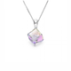 Срібний кулон Spark зі Swarovski Cube Small WJ48416VL - зображення 1