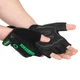 Перчатки для фитнеса перчатки спортивные Zelart Hard Touch Fit 9499 размер S Black-Green - изображение 4