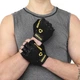 Перчатки для фитнеса перчатки спортивные Zelart Hard Touch 9499 размер M Black-Yellow - изображение 5