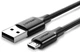 Кабель UGREEN US289 USB 2.0 to Micro Cable Nickel Plating 2A 0.25m Black (60134) - изображение 1