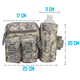 Сумка тактическая на пояс AOKALI Outdoor A33 4L (Camouflage ACU) - зображення 5