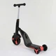 Самокат-велобіг Best Scooter 3в1 Чорно-червоний, звук, світло JT 28288 - зображення 5