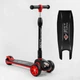 Самокат трехколесный Best Scooter Красный, колеса со светом 44116 - изображение 1