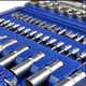 Набор инструментов в кейсе UKC Piece tool set, Blue, 108pcs, универсальный набор - изображение 6