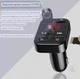 Автомобільний Bluetooth FM трансмітер та зарядний пристрій Smart Charger Х1 з Мр3 - изображение 4