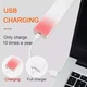Світлодіодна лампа нічник Led Multifunction warm з датчиком руху на акумуляторі 10 см 12 led - зображення 2