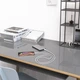 Кабель синхронізації та заряджання Borofone BX30LW USB Type-A – Lightning 2.4A 1 м Білий силіконовий (BX30LW) - зображення 2