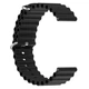 Ремешок для Zepp E - черный / ширина крепления 20мм / силикон / Watchbands Hump (W23-4WB59541061) - изображение 3