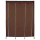 Тканевый складной шкаф-органайзер для одежды и обуви 175х130х45 см Storage Wardrobe 88130 - изображение 2