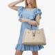 Сумка женская кожаная шоппер большая Regina Notte Shopper 3177 Нюдовый - изображение 2