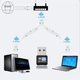 Однодіапазонний Wi-Fi/Bluetooth USB‑адаптер U&P WB303 150M Black (SHT-WB303-BK) - зображення 6