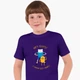 Детская футболка Время Приключений Финн и Джейк пес (Adventure Time Finn & Jake the dog) (25186-1579) 104-110 см Хлопок Фиолетовый - изображение 1