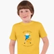 Детская футболка Время Приключений Финн и Джейк пес (Adventure Time Finn & Jake the dog) (25186-1579) 158-164 см Хлопок Желтый - изображение 1