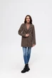 Пальто - жакет класичний весна осінь Olive клітинка XS - изображение 1