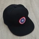 Кепка детская снепбек (Snapback) Капитан Америка Черный 50-54р (2221) - изображение 1
