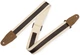 Гитарный ремень LEVY'S MC2CG-NAT-DBR Cotton Combo Guitar Strap – Natural Cotton with Dark Brown Leather Strip - изображение 1