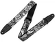 Гитарный ремень LEVY'S MP2TAT-001 2″ Tattoo Series Poly Guitar Strap - B&W Clowns - изображение 1