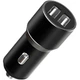 Зарядное устройство XO CC30 Metal Car Charger Black (XO-CC30-BK) - изображение 1