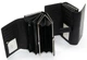 Женский кожаный кошелек с визитницей Dr.Bond W1046 black - изображение 2