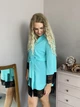 Халат жіночий легкий Felisiya Lingerie Бірюзовий 77-375 M (2000002424017) - зображення 2