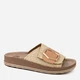Klapki damskie skórzane Fantasy Sandals Korina S335 37 Beżowe (5207200165699) - obraz 1