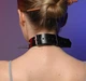 Чокер з шипами портупея Nova кожа натуральная женская Черная №610 - изображение 6